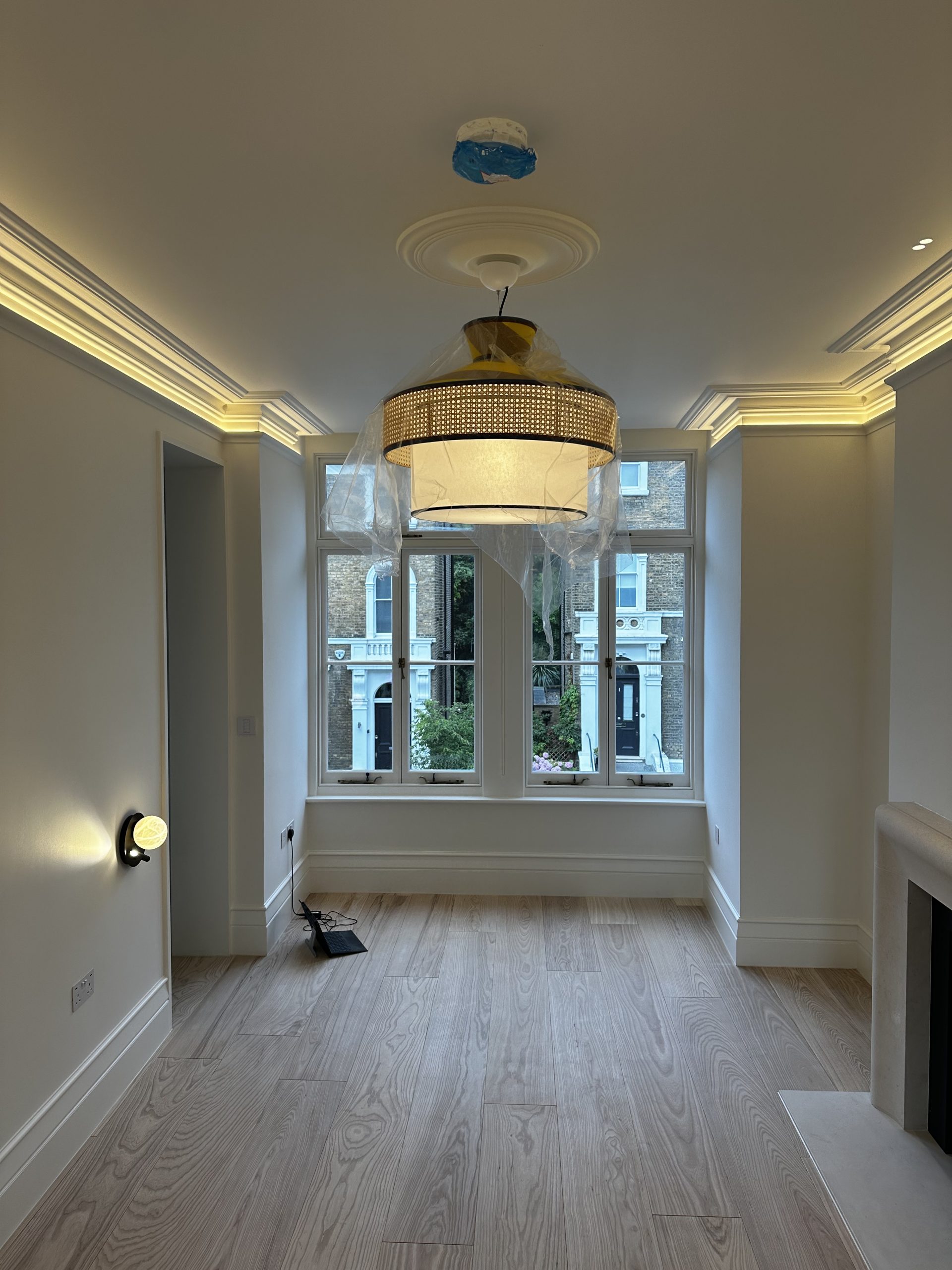 Premium pendant, wall and recessed lighting installed in a London home